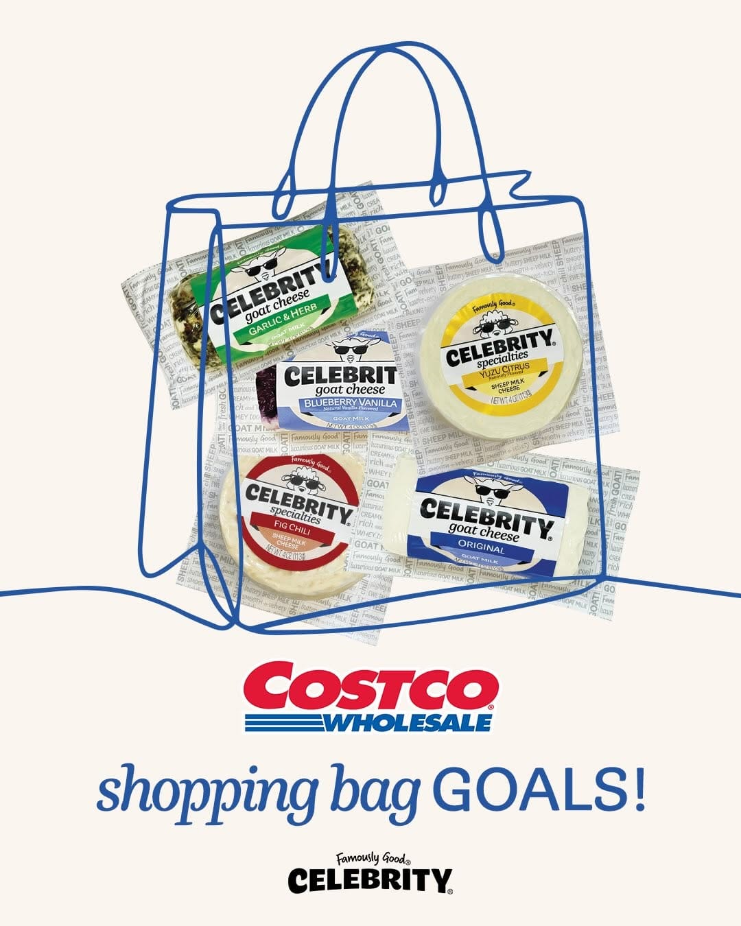 Post 2 by Celebrity Goat Cheese on Instagram (carousel)