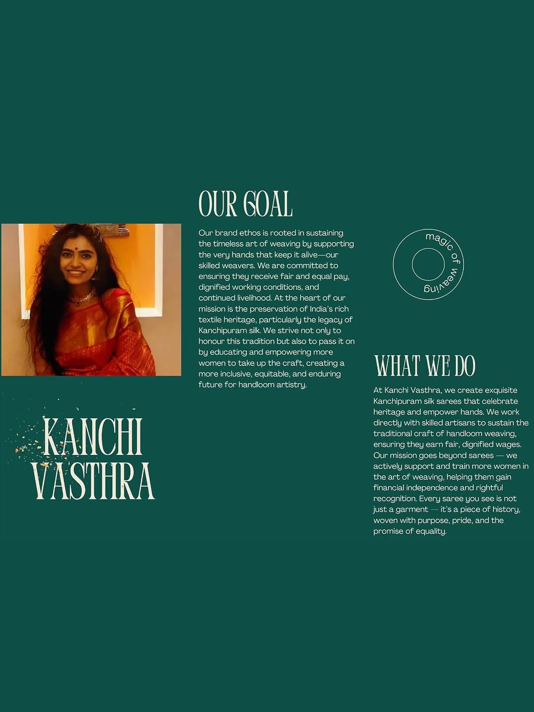 Post 9 by Kanchi_vasthra on Instagram (image)
