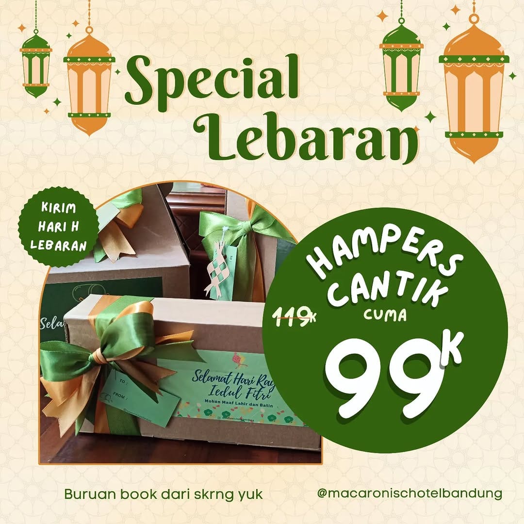 Post 10 by macaronischotelbandung on Instagram (image)