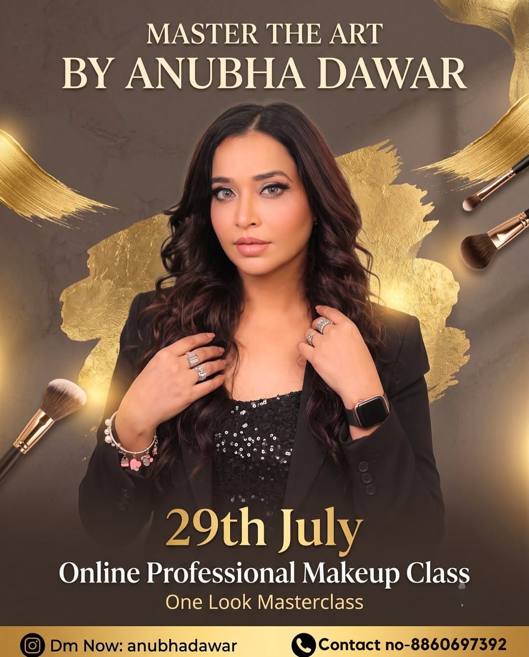 Post 2 by ANUBHA DAWAR |MAKEUP ARTIST | EDUCATOR on Instagram (image)