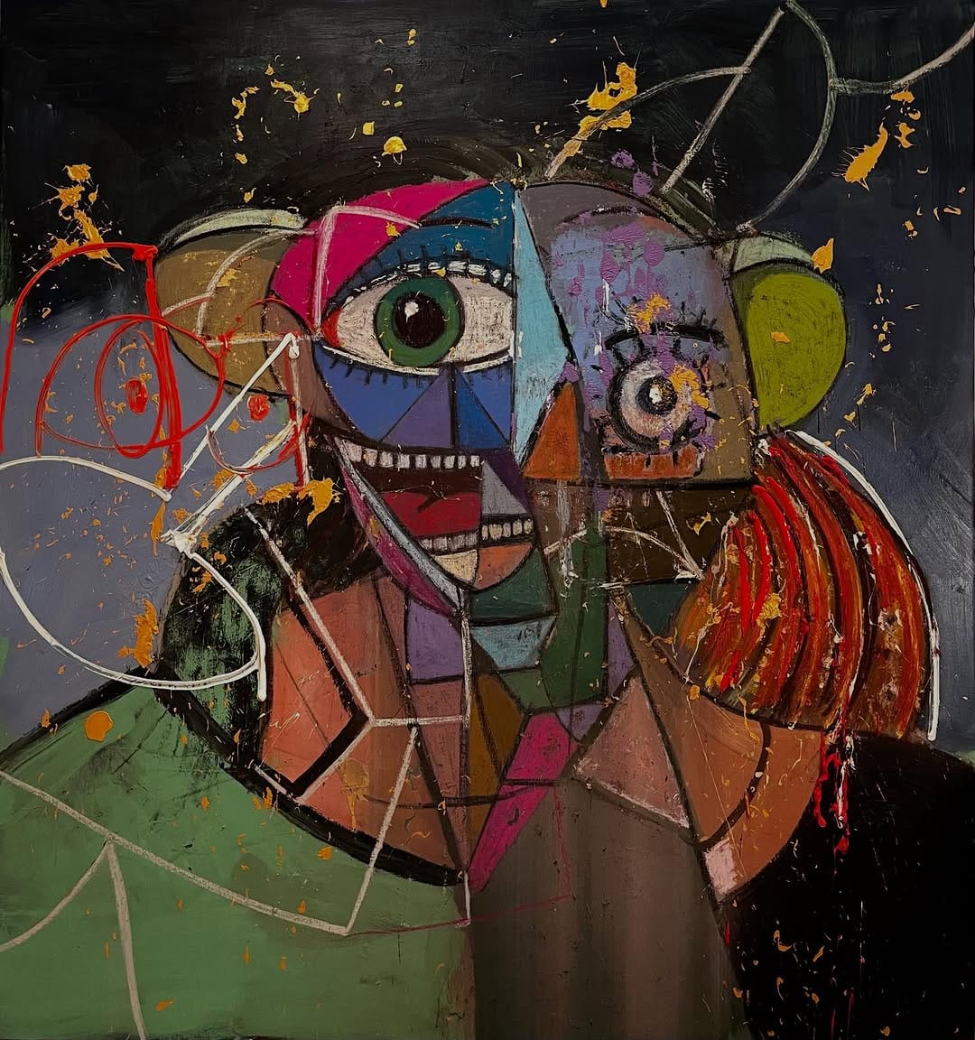 Post 7 by George Condo on Instagram (image)