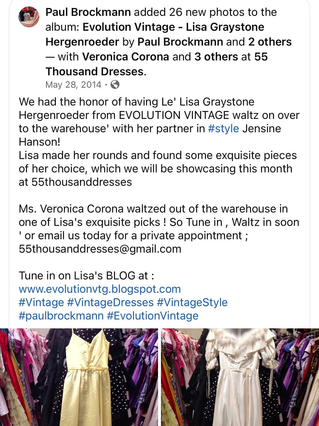 Post 3 by 55 Thousand Dresses on Instagram (carousel)