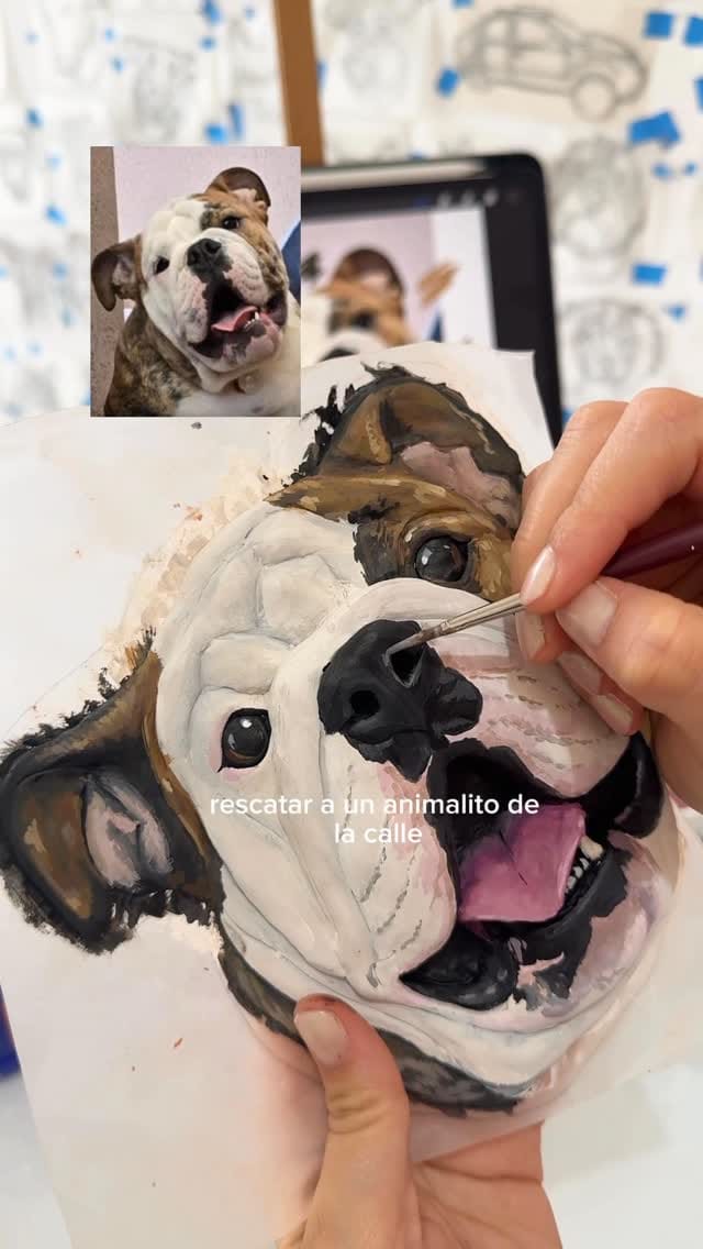 Post 5 by Karina Tapia | Retratos y esculturas de animales on Instagram (video)