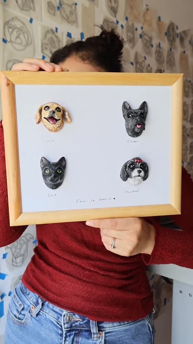 Post 8 by Karina Tapia | Retratos y esculturas de animales on Instagram (video)