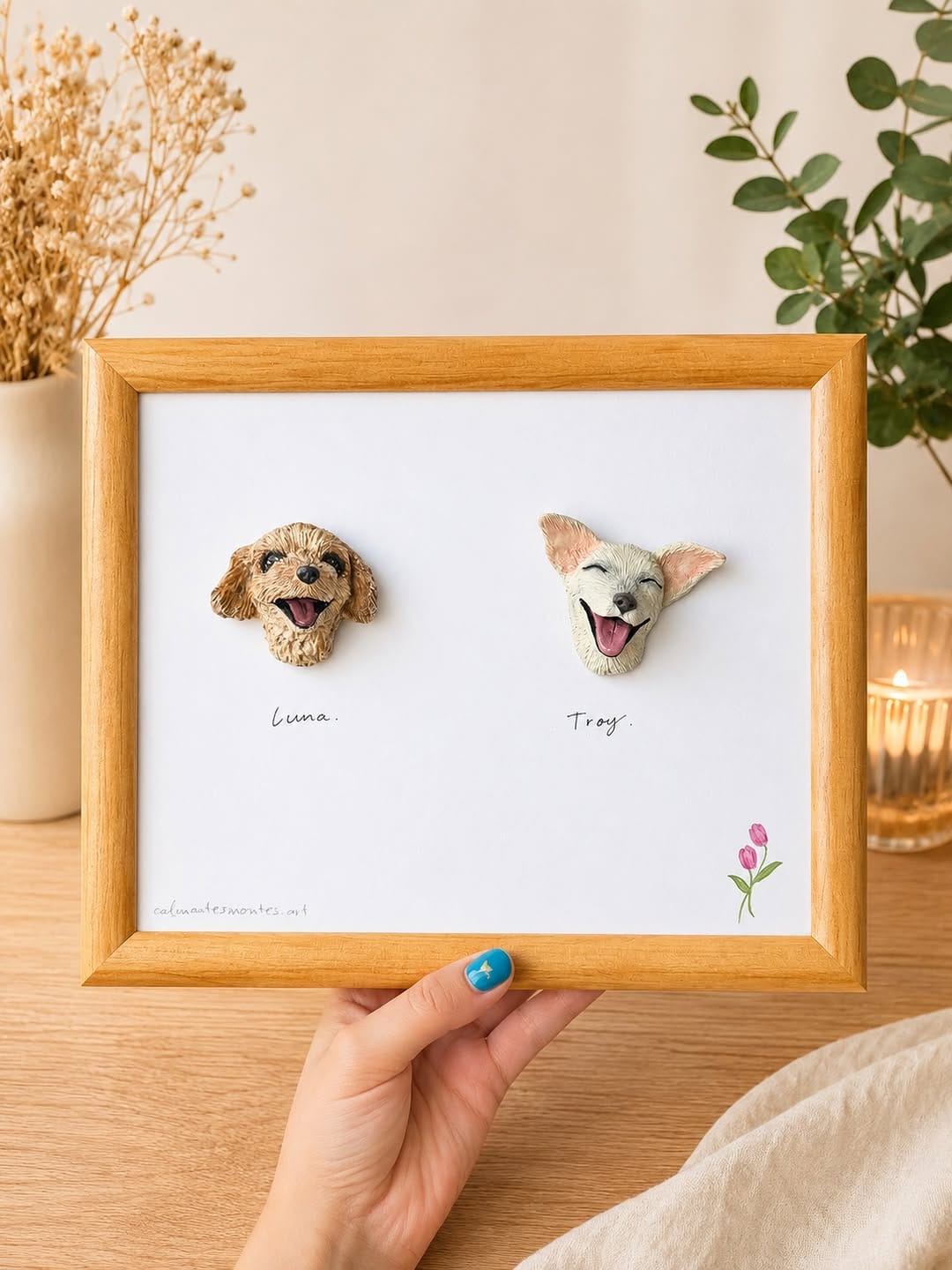 Post 3 by Karina Tapia | Retratos y esculturas de animales on Instagram (carousel)