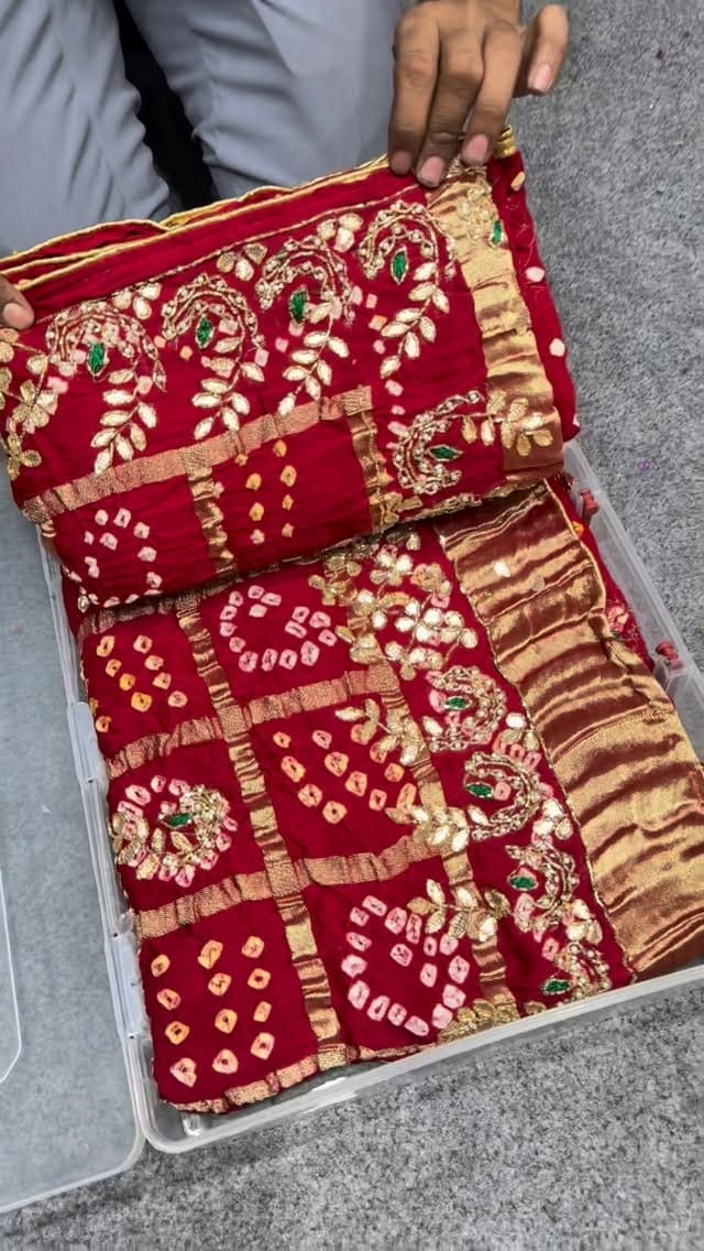 Post 10 by Devli Bandhani | Best Bandhani | Surat on Instagram (video)