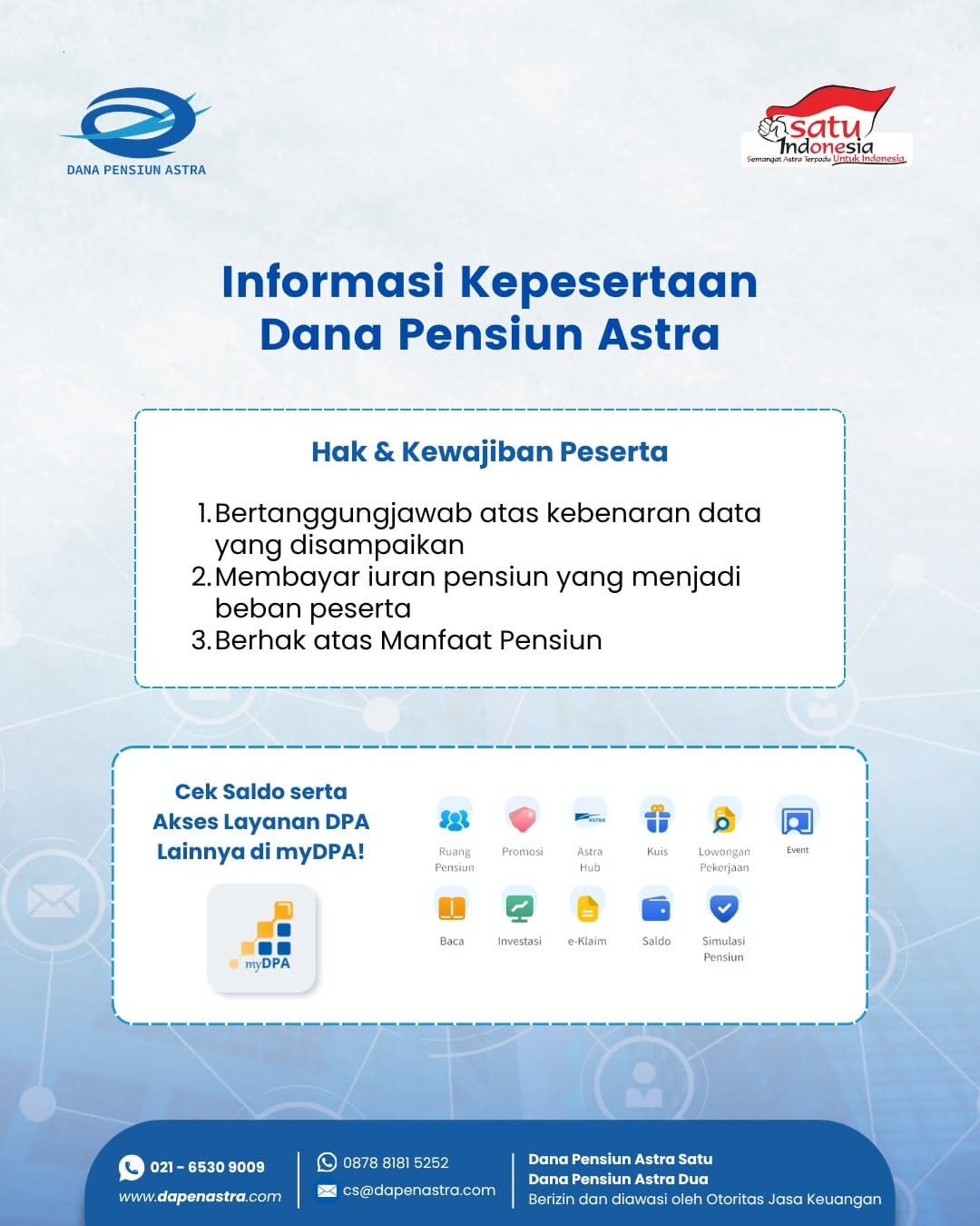 Post 9 by Dana Pensiun Astra on Instagram (image)