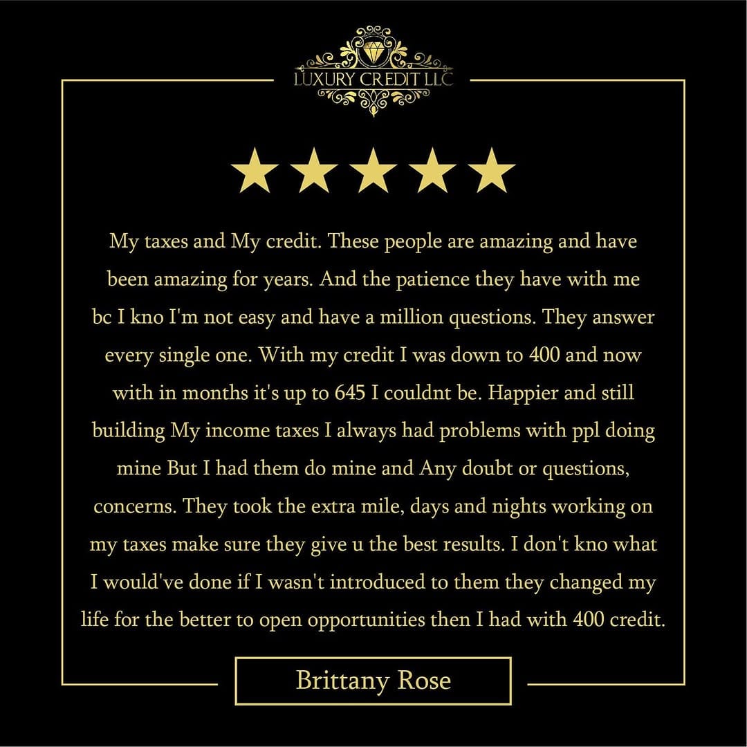 Post 4 by Luxury Credit Repair LLC on Instagram (image)
