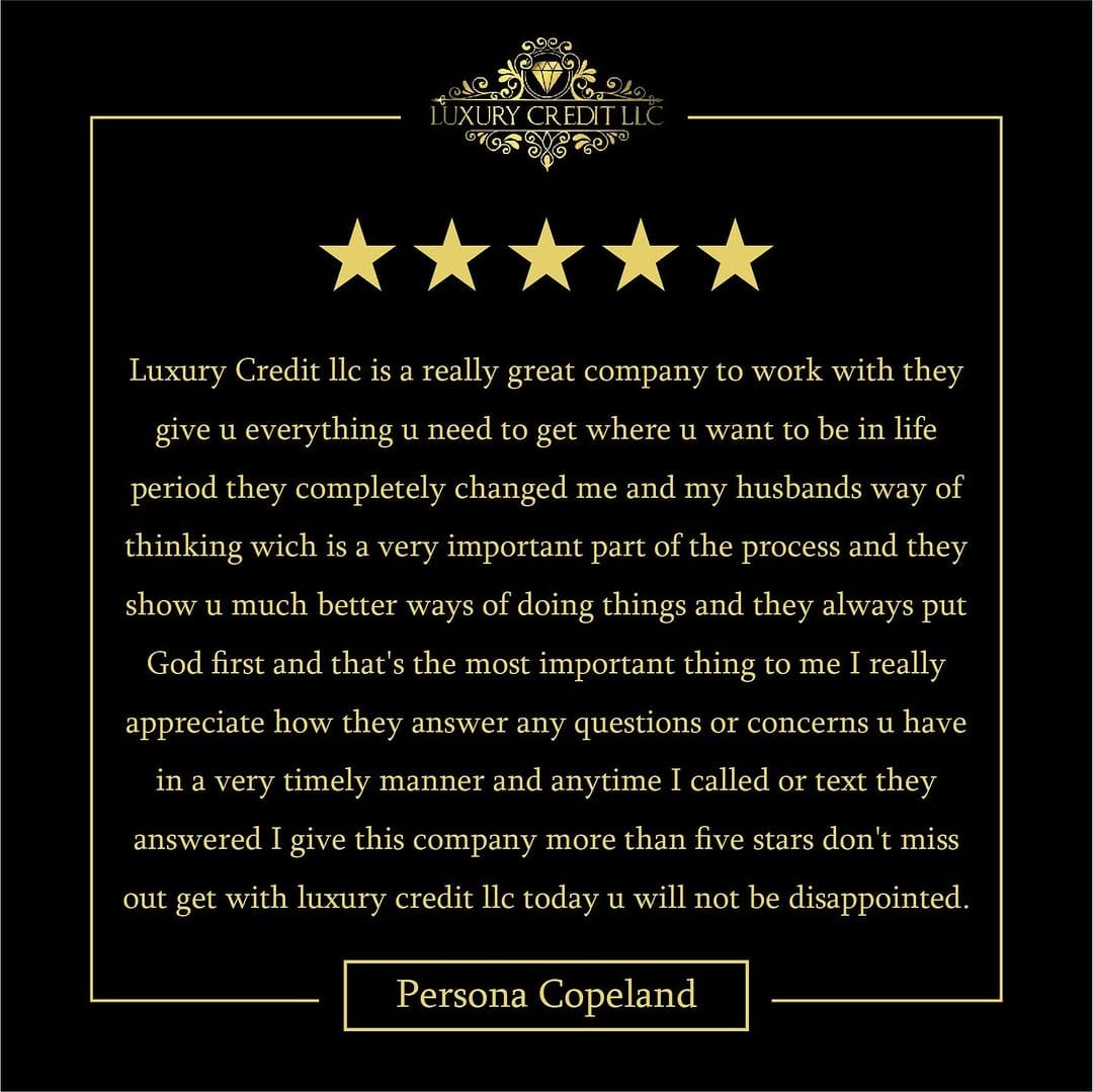 Post 9 by Luxury Credit Repair LLC on Instagram (image)