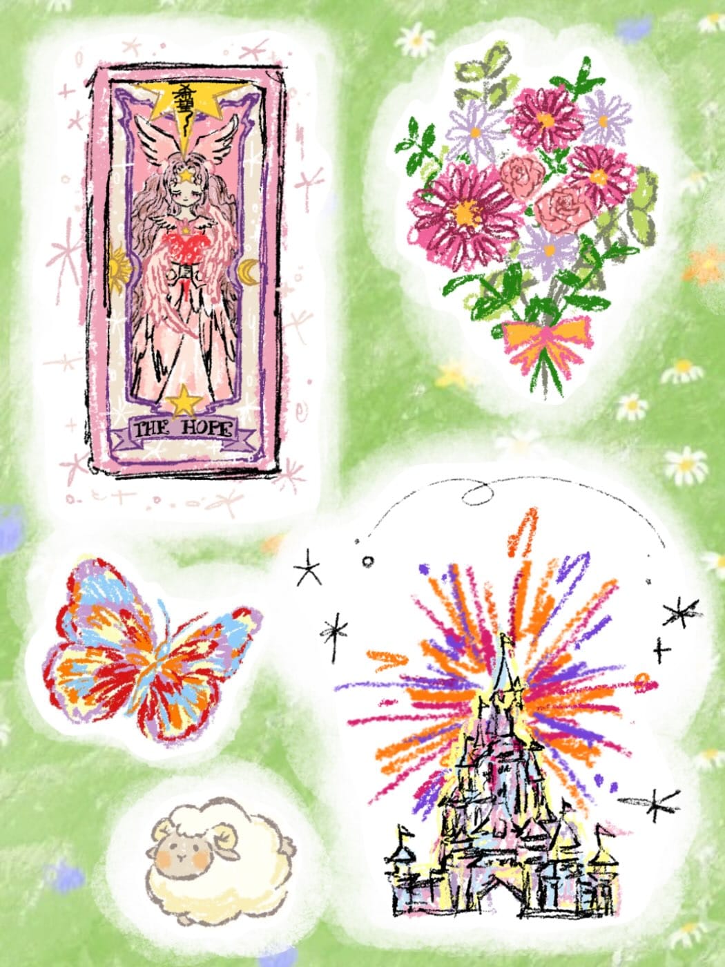 Post 8 by [HATA]_Be colorful with crayon on Instagram (carousel)