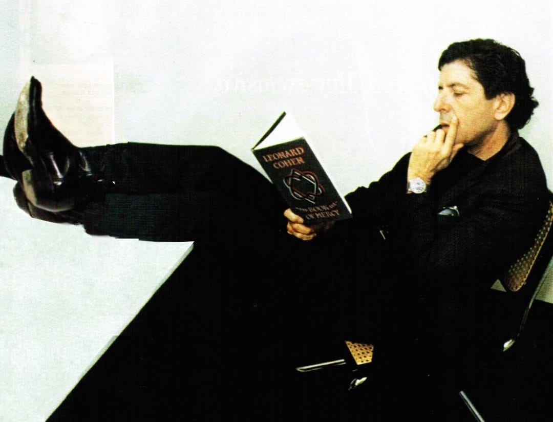 Post 1 by Leonard Cohen on Instagram (image)