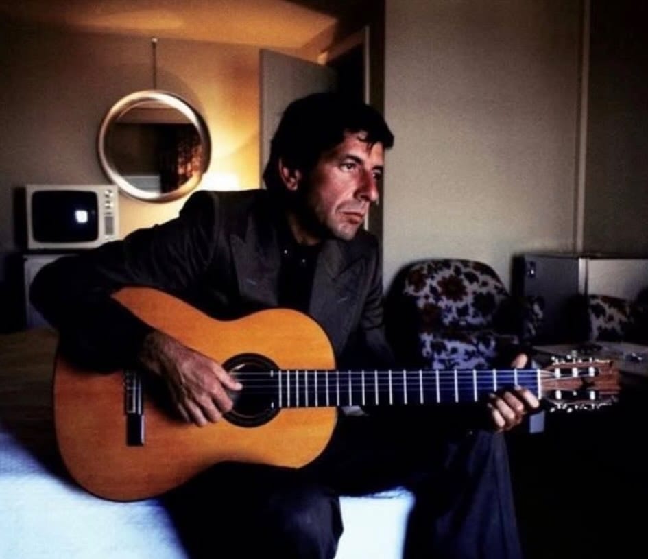 Post 7 by Leonard Cohen on Instagram (image)