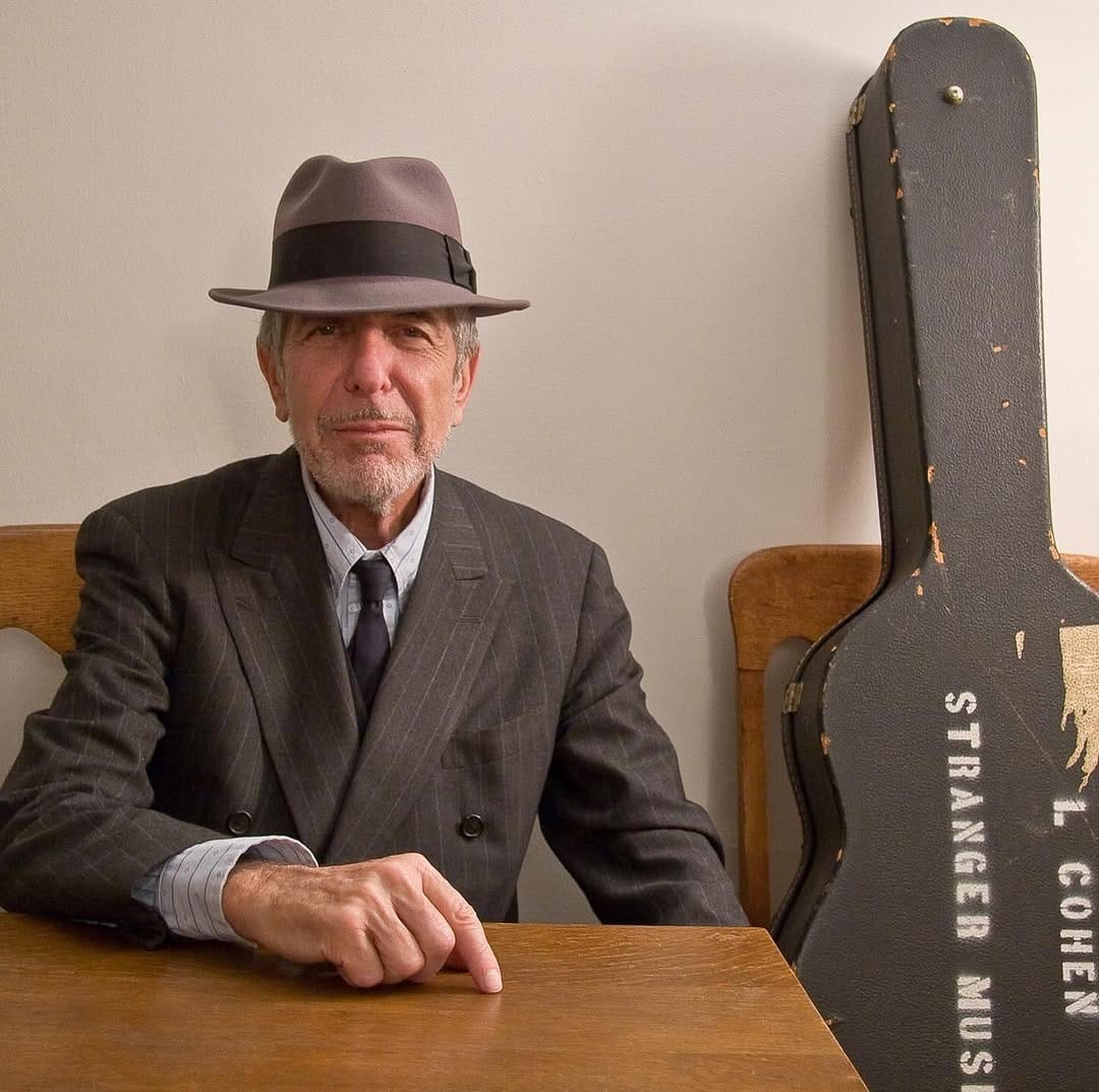 Post 3 by Leonard Cohen on Instagram (image)