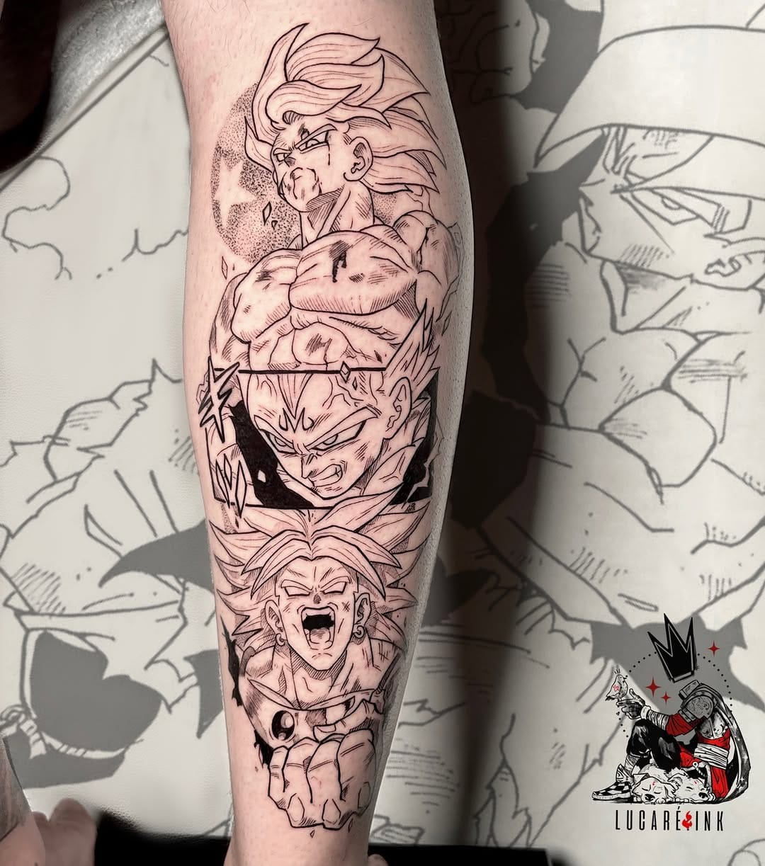 Post 2 by LUCARÈ.INK•MANGA TATTOO•NAPOLI on Instagram (carousel)