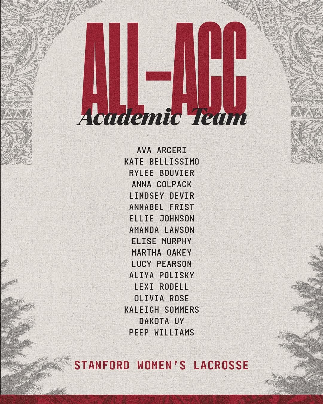 Post 5 by Stanford Women’s Lacrosse on Instagram (image)