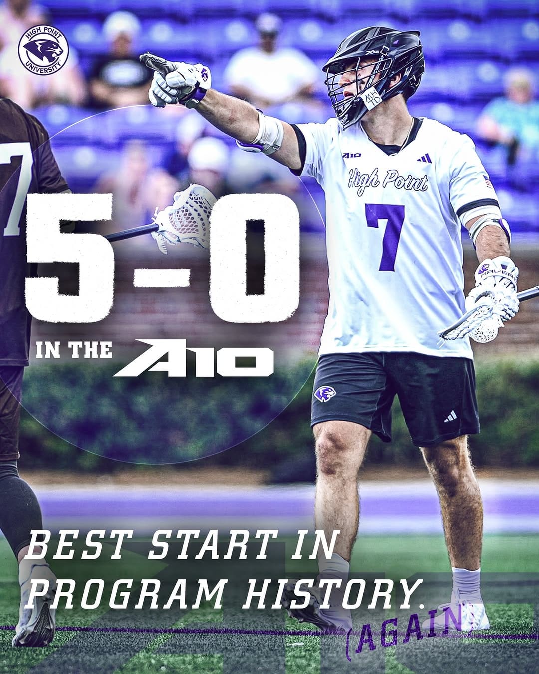 Post 10 by High Point University Men's Lacrosse on Instagram (image)