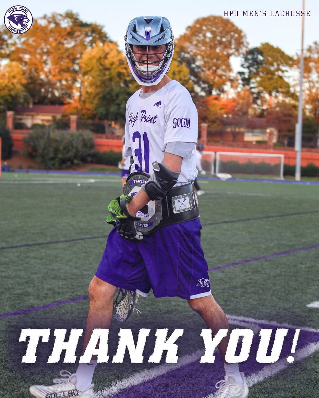 Post 3 by High Point University Men's Lacrosse on Instagram (carousel)