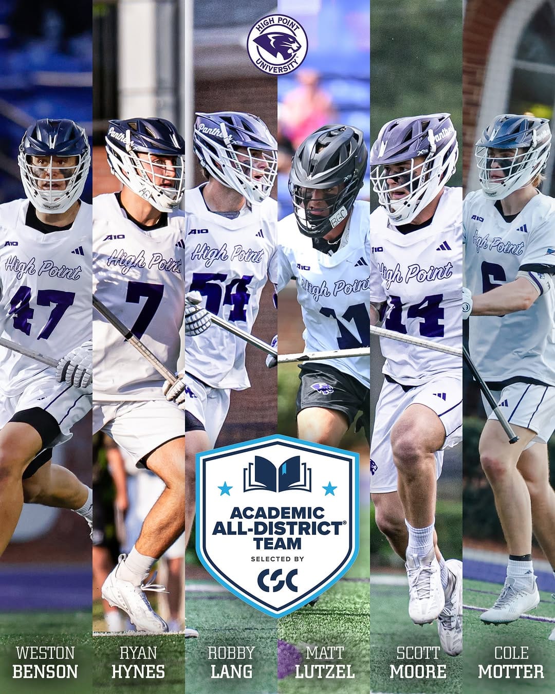 Post 4 by High Point University Men's Lacrosse on Instagram (image)