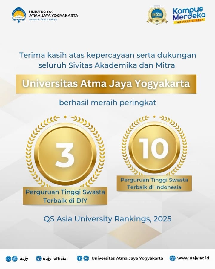 Post 9 by Univ. Atma Jaya Yogyakarta on Instagram (video)