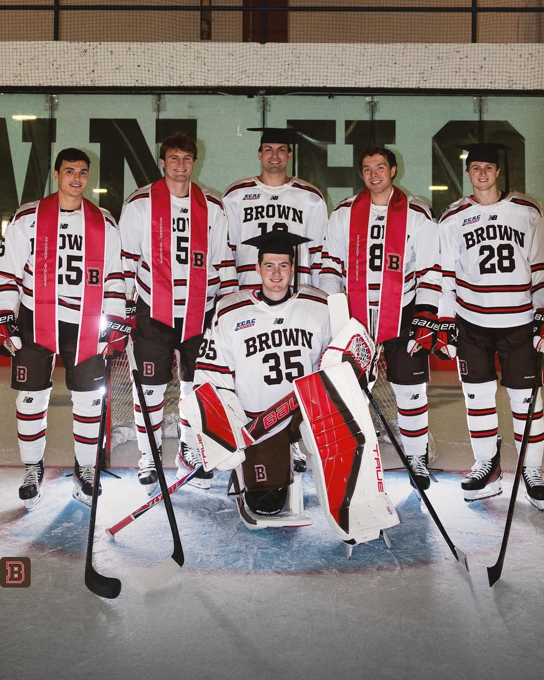 Post 5 by Brown Men's Hockey on Instagram (image)