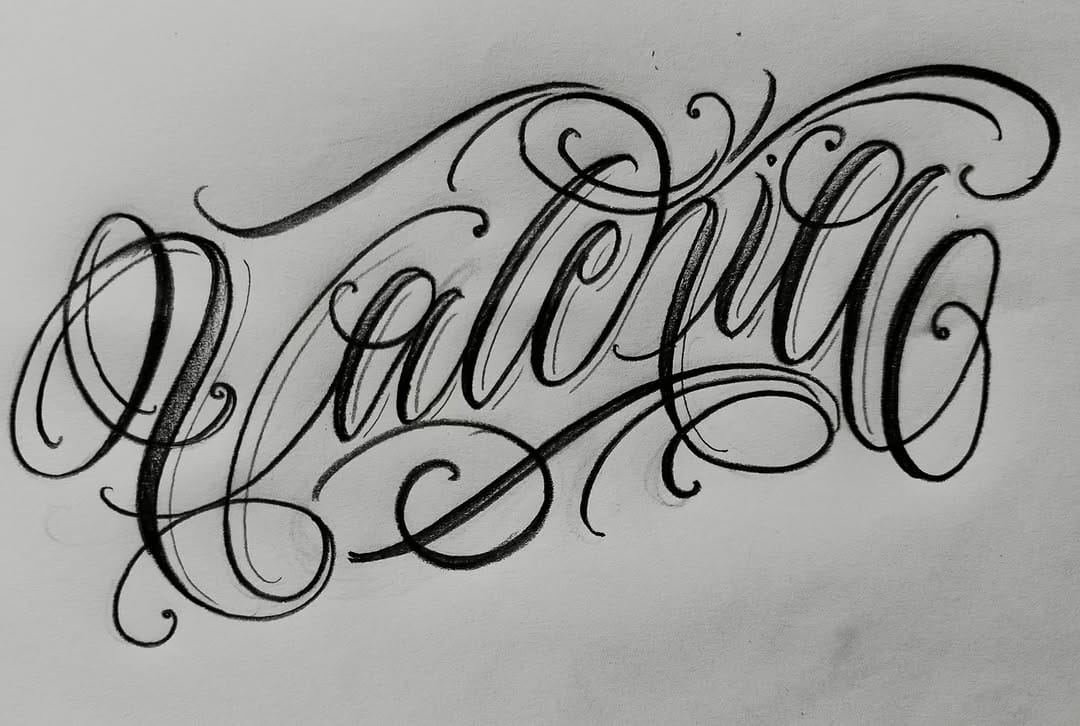 Post 4 by Code Murillo | Lettering Tattoo on Instagram (carousel)
