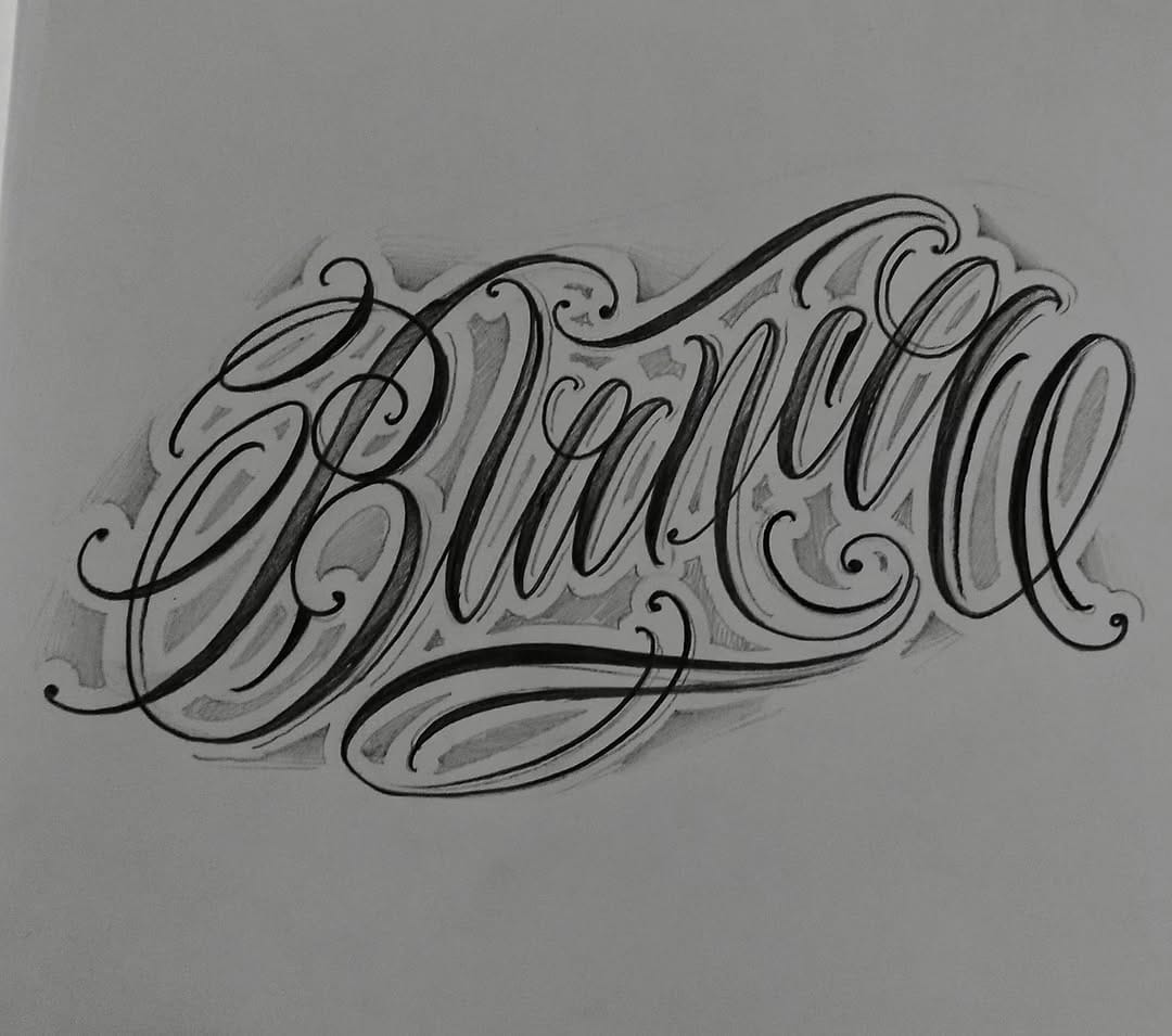 Post 2 by Code Murillo | Lettering Tattoo on Instagram (carousel)