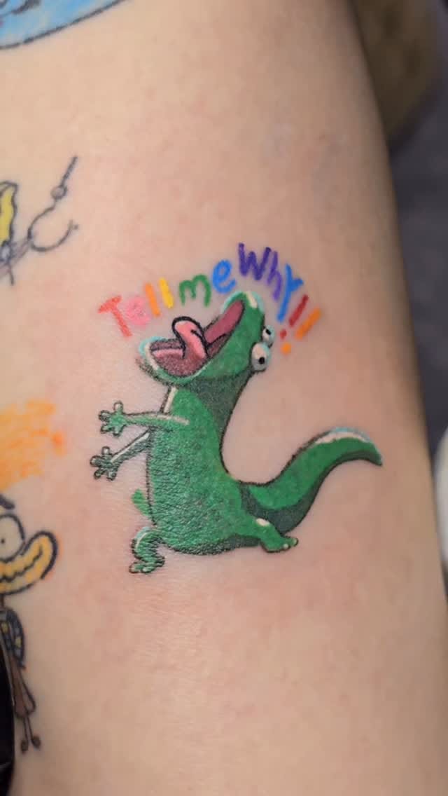 Post 7 by SeoulTattoo • AnimeTattoo • CuteTattoo • OrnamentalTattoo on Instagram (video)