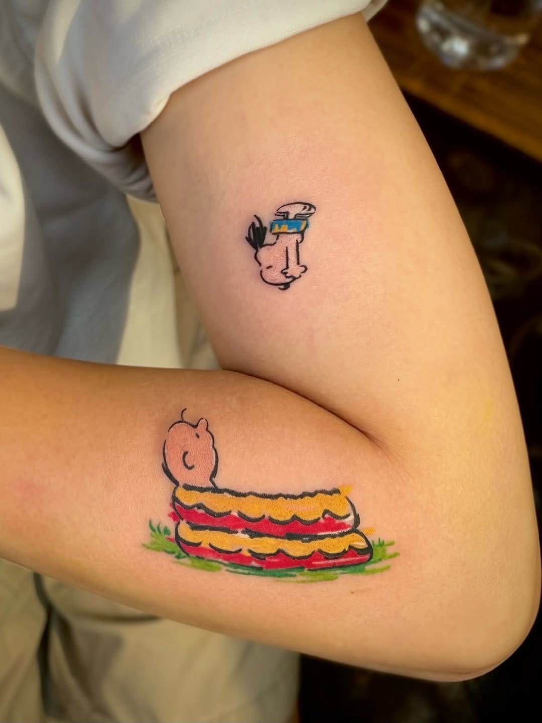 Post 6 by SeoulTattoo • AnimeTattoo • CuteTattoo • OrnamentalTattoo on Instagram (carousel)