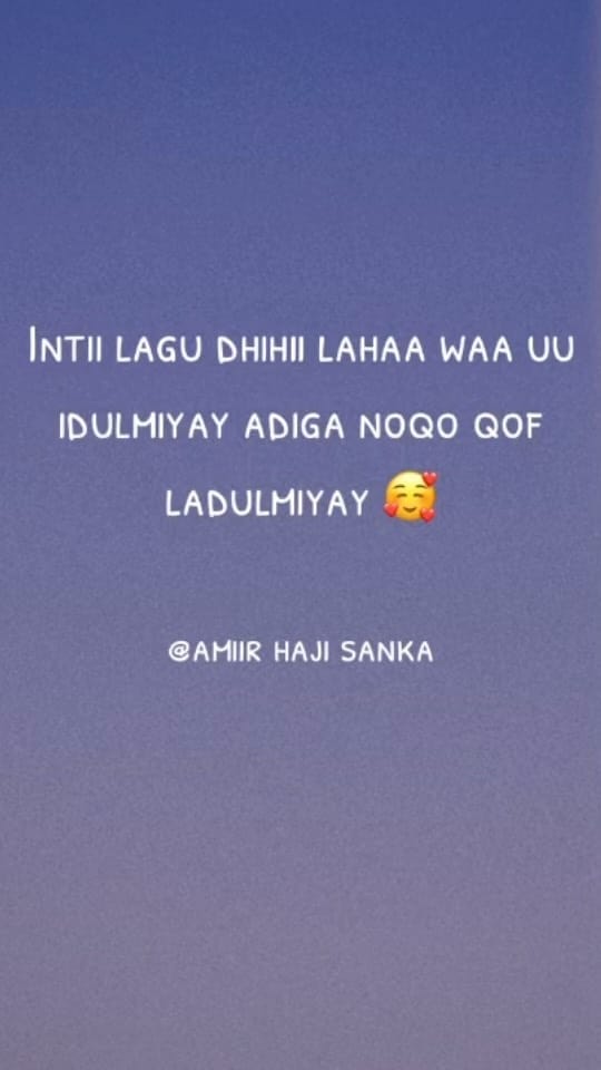 Post 10 by Amiir haji sanka on Instagram (video)