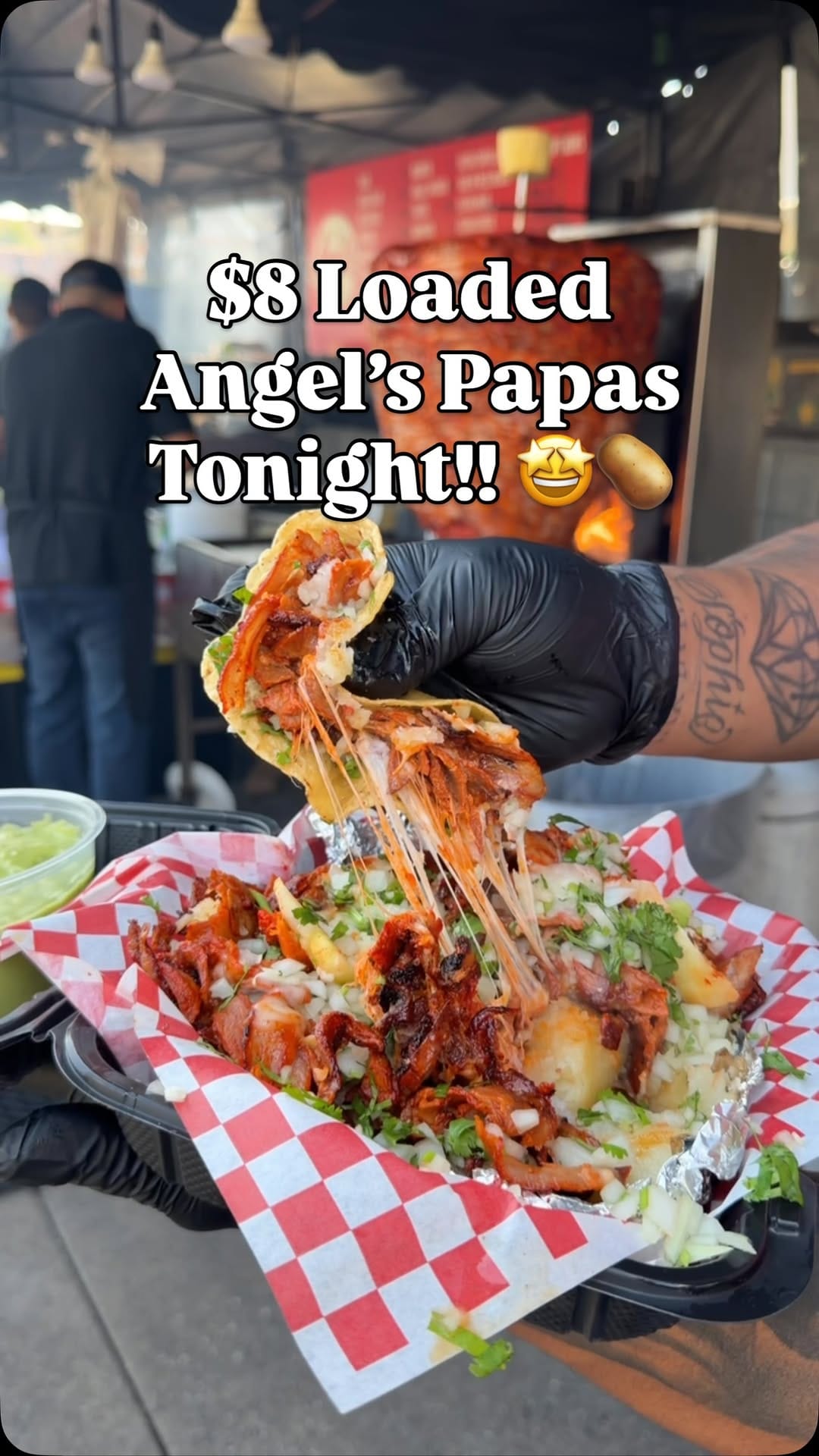 Post 5 by Angel’s Tijuana Tacos on Instagram (video)