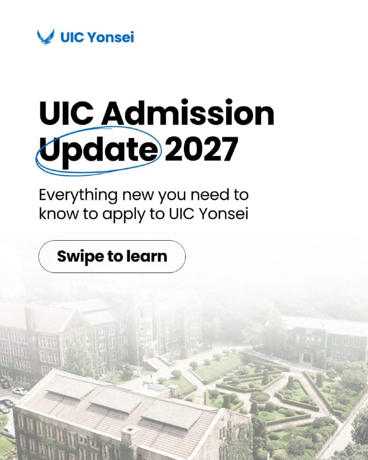 Post 9 by UIC Yonsei 연세대학교 언더우드국제대학 on Instagram (carousel)