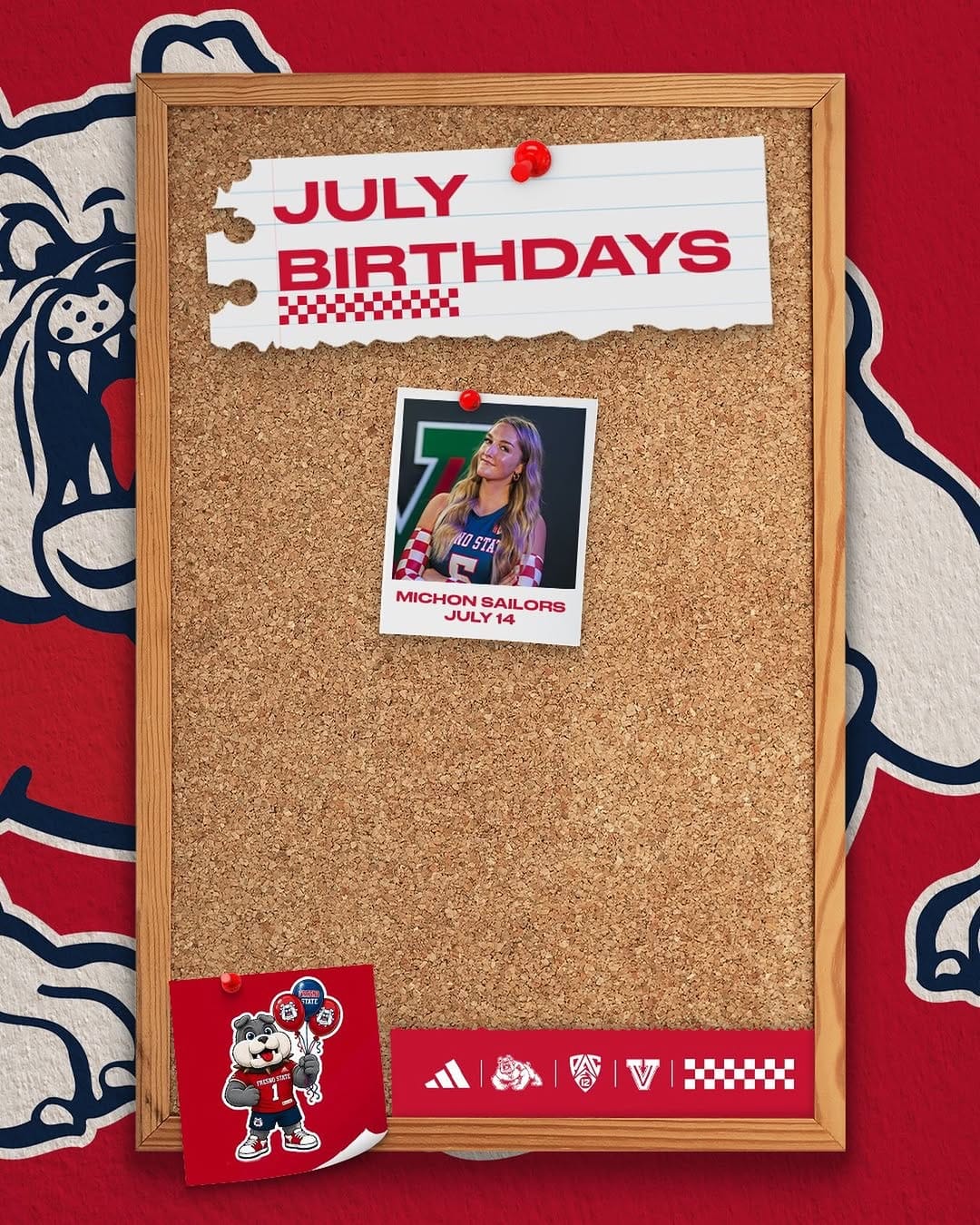 Post 2 by Fresno State Volleyball on Instagram (image)