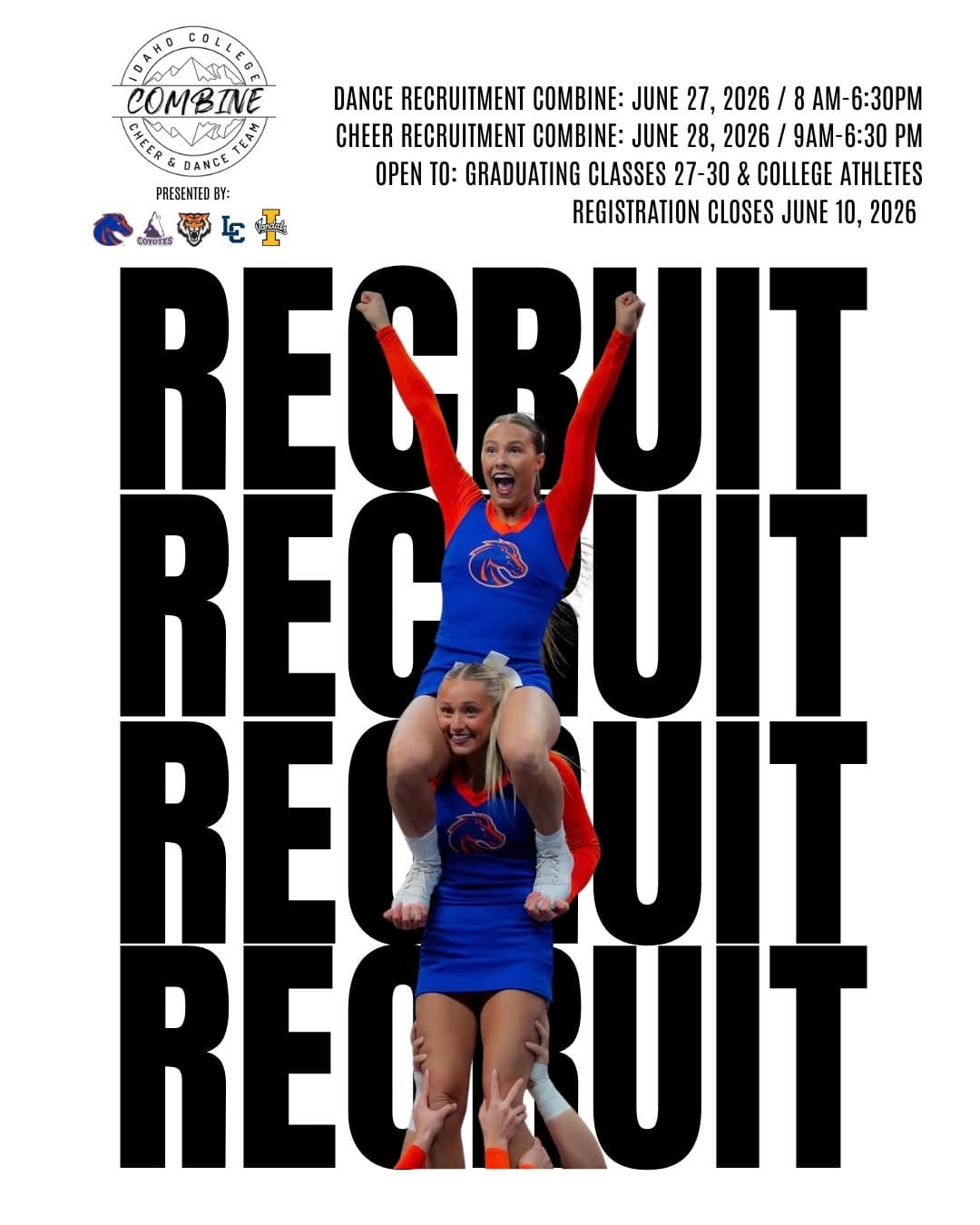 Post 9 by Boise State Spirit Squad on Instagram (carousel)