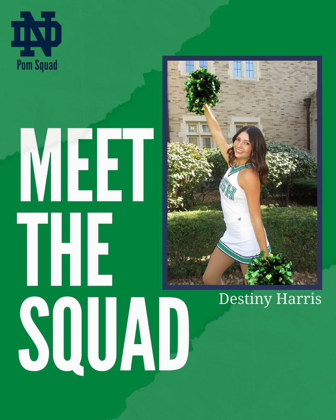 Post 4 by Notre Dame Pom Squad on Instagram (image)
