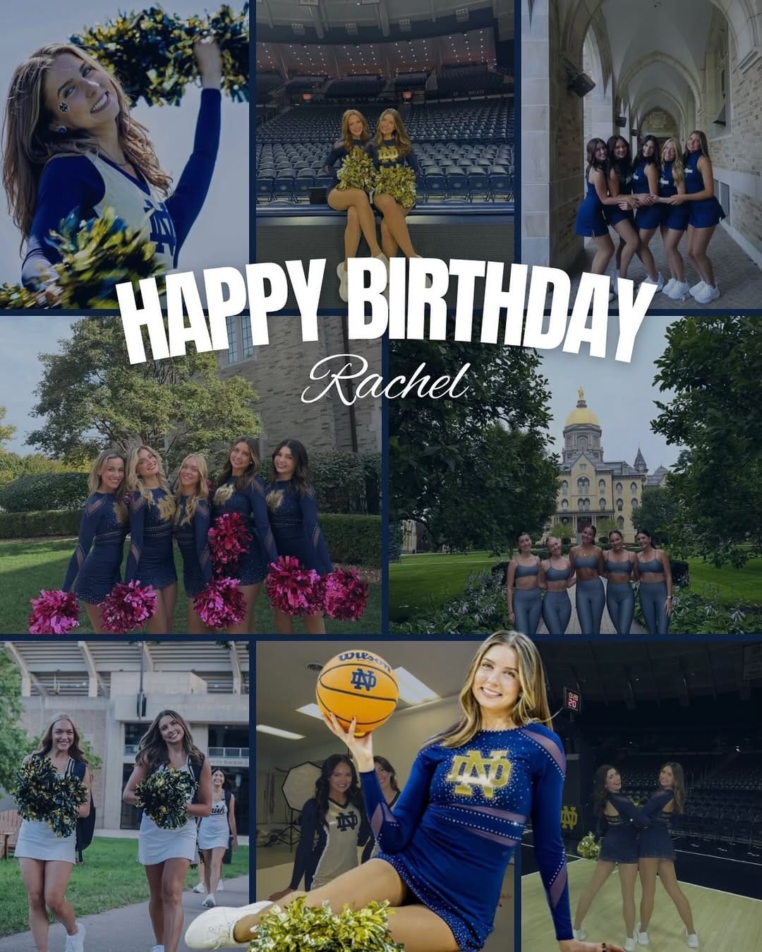 Post 6 by Notre Dame Pom Squad on Instagram (image)