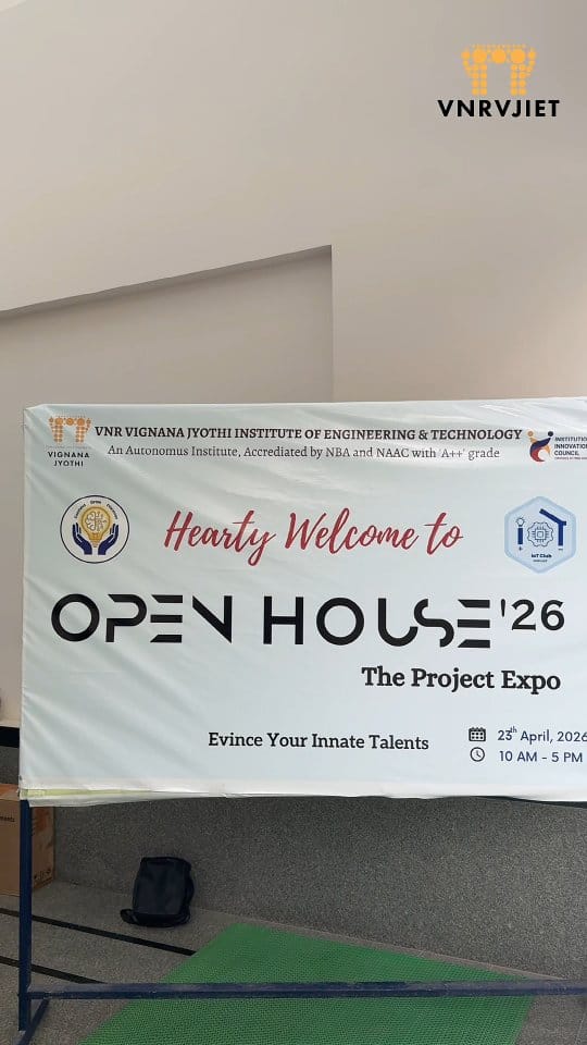 Post 6 by VNR Vignana Jyothi Institute of Engineering & Technology on Instagram (video)