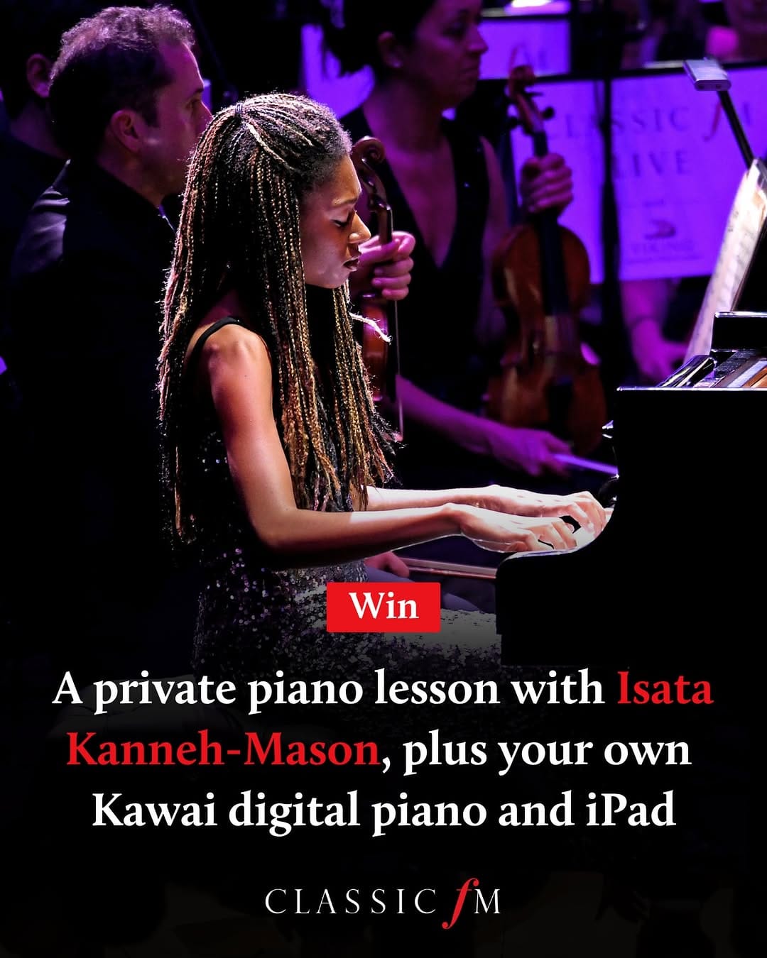 Post 3 by Isata Kanneh-Mason on Instagram (image)