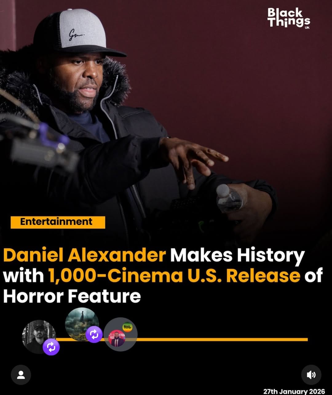 Post 5 by Daniel Alexander Films on Instagram (image)