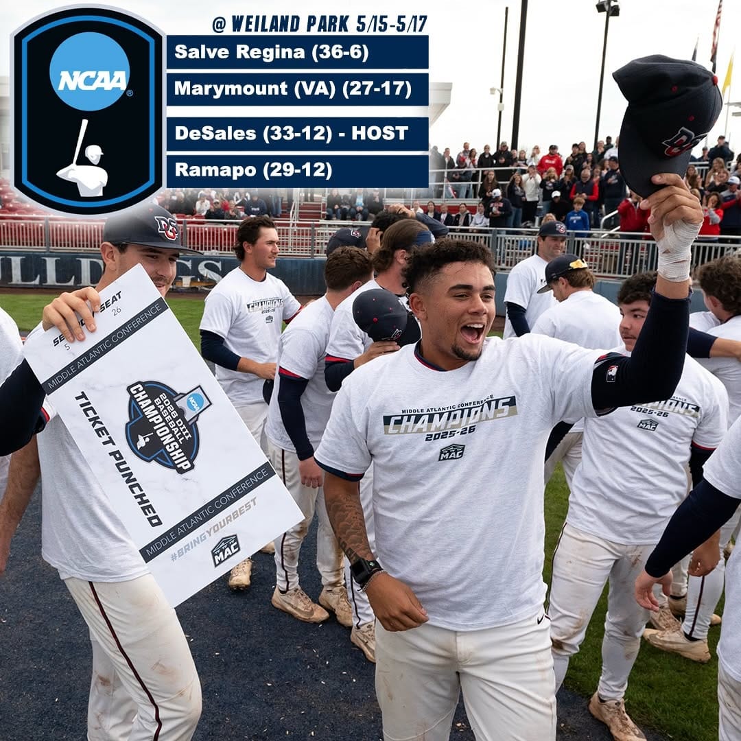 Post 8 by DeSales University Athletics on Instagram (carousel)