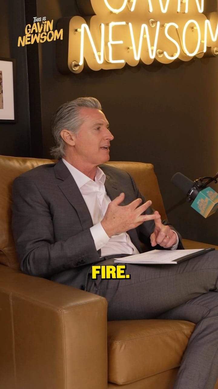 Post 4 by This is Gavin Newsom Podcast on Instagram (video)