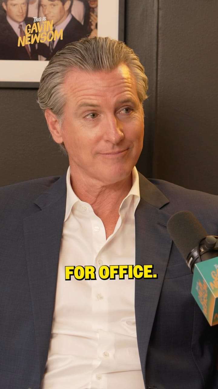 Post 9 by This is Gavin Newsom Podcast on Instagram (video)