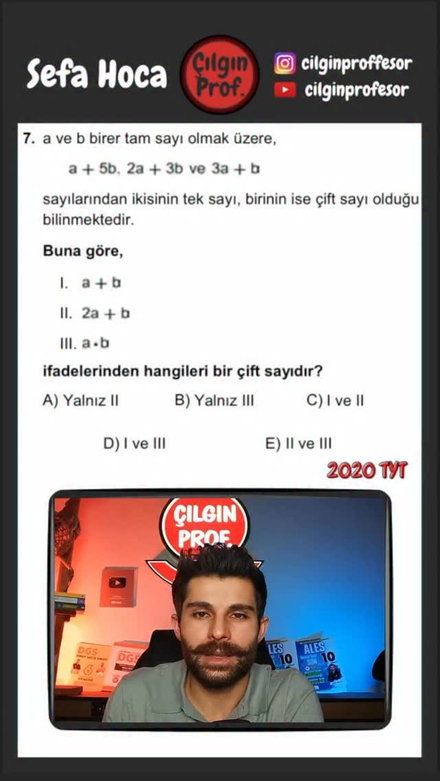 Post 6 by Çılgın Profesör (Sefa Hoca) on Instagram (video)