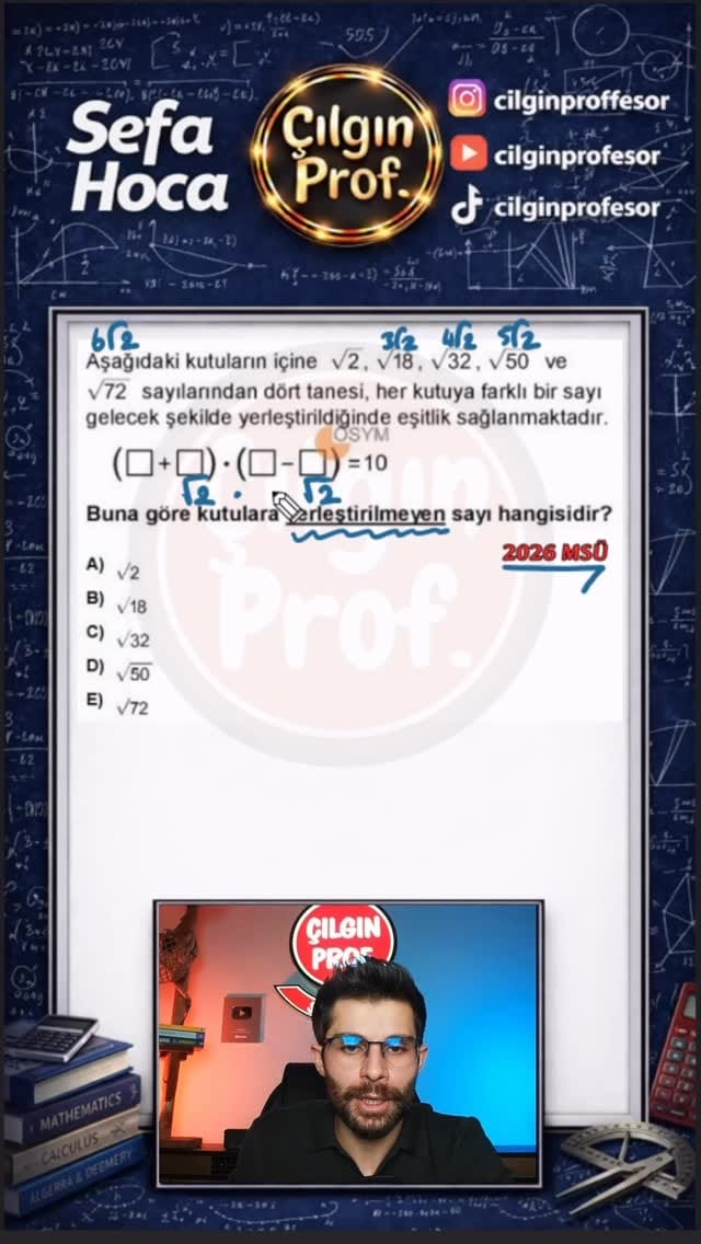 Post 5 by Çılgın Profesör (Sefa Hoca) on Instagram (video)