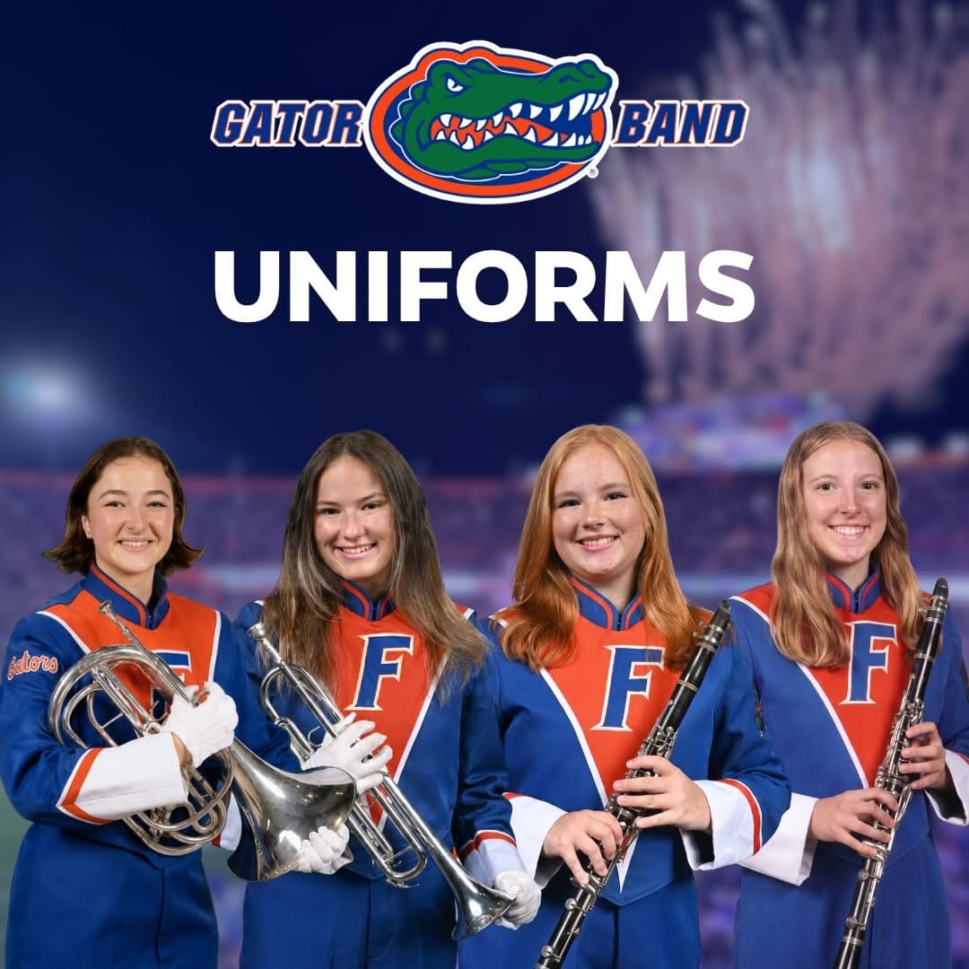 Post 5 by Fightin' Gator Marching Band on Instagram (carousel)