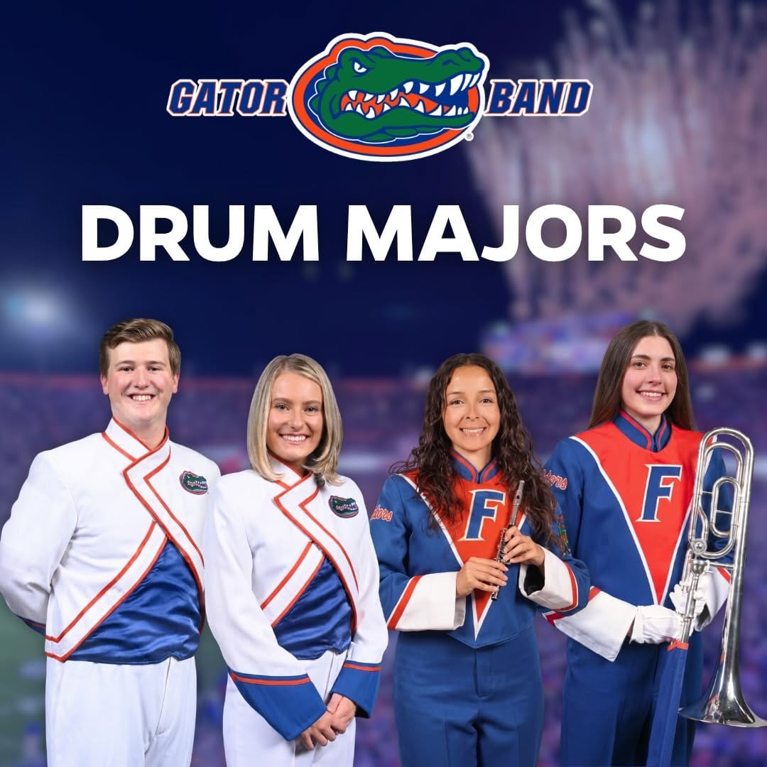 Post 4 by Fightin' Gator Marching Band on Instagram (carousel)