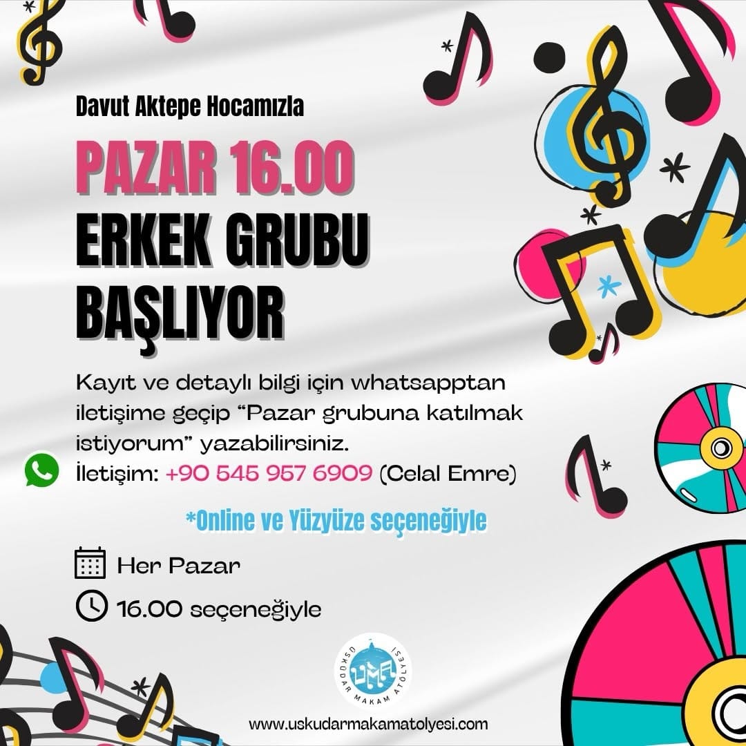 Post 2 by DA Üsküdar Makam Atölyesi ~ daÜMA | Makam Musiki Dersleri on Instagram (image)