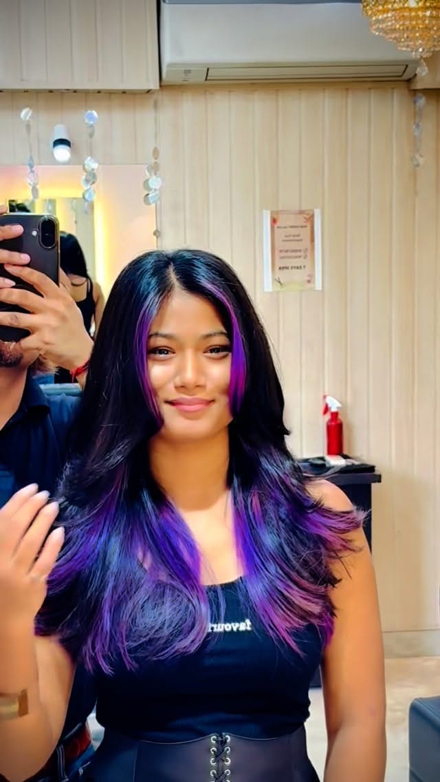 Post 8 by RAHUL BANSIWAL SALON on Instagram (video)