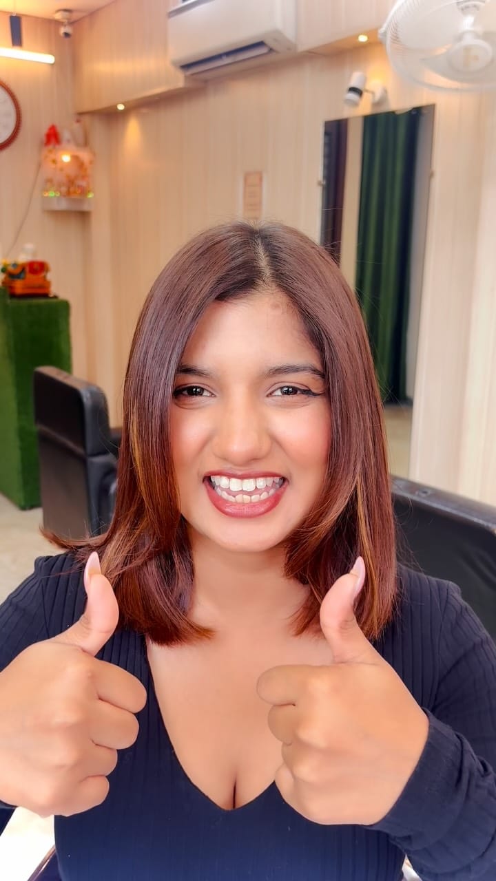 Post 7 by RAHUL BANSIWAL SALON on Instagram (video)