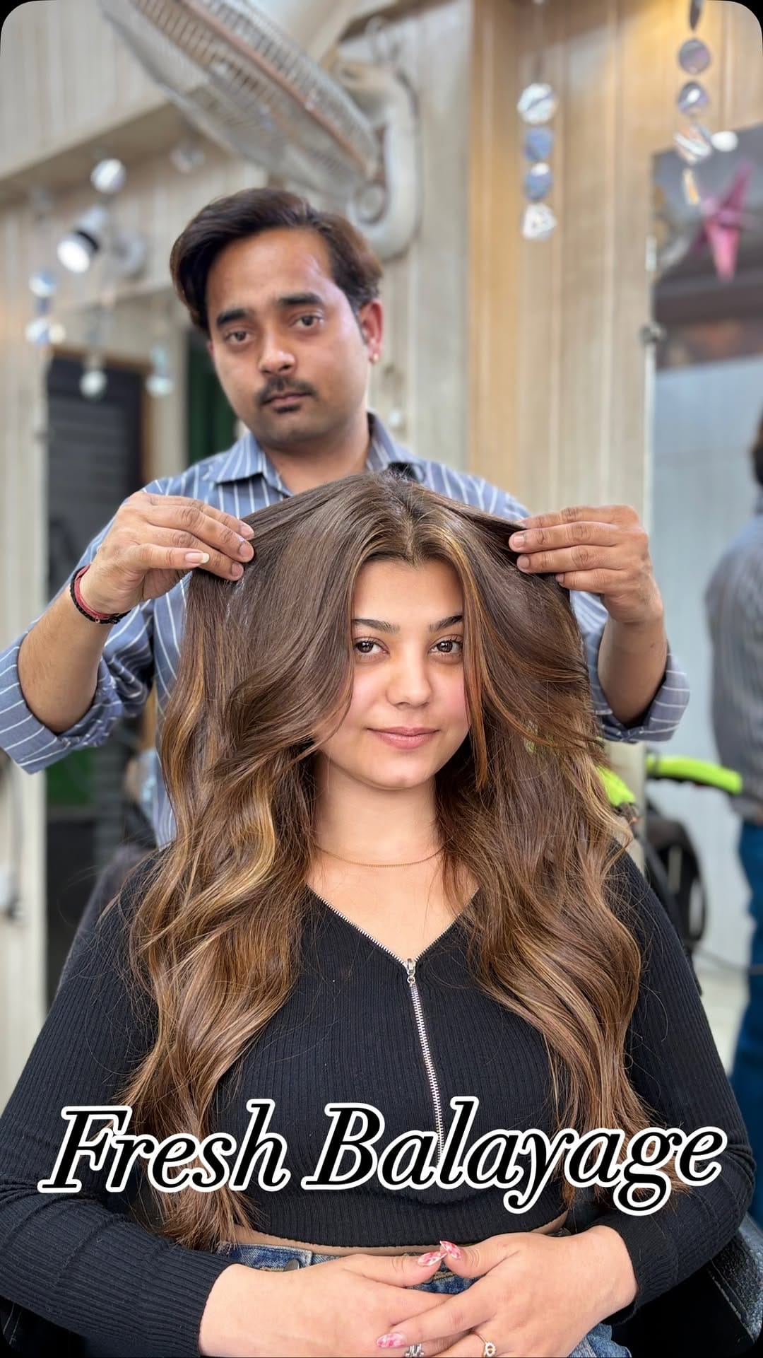 Post 10 by RAHUL BANSIWAL SALON on Instagram (video)