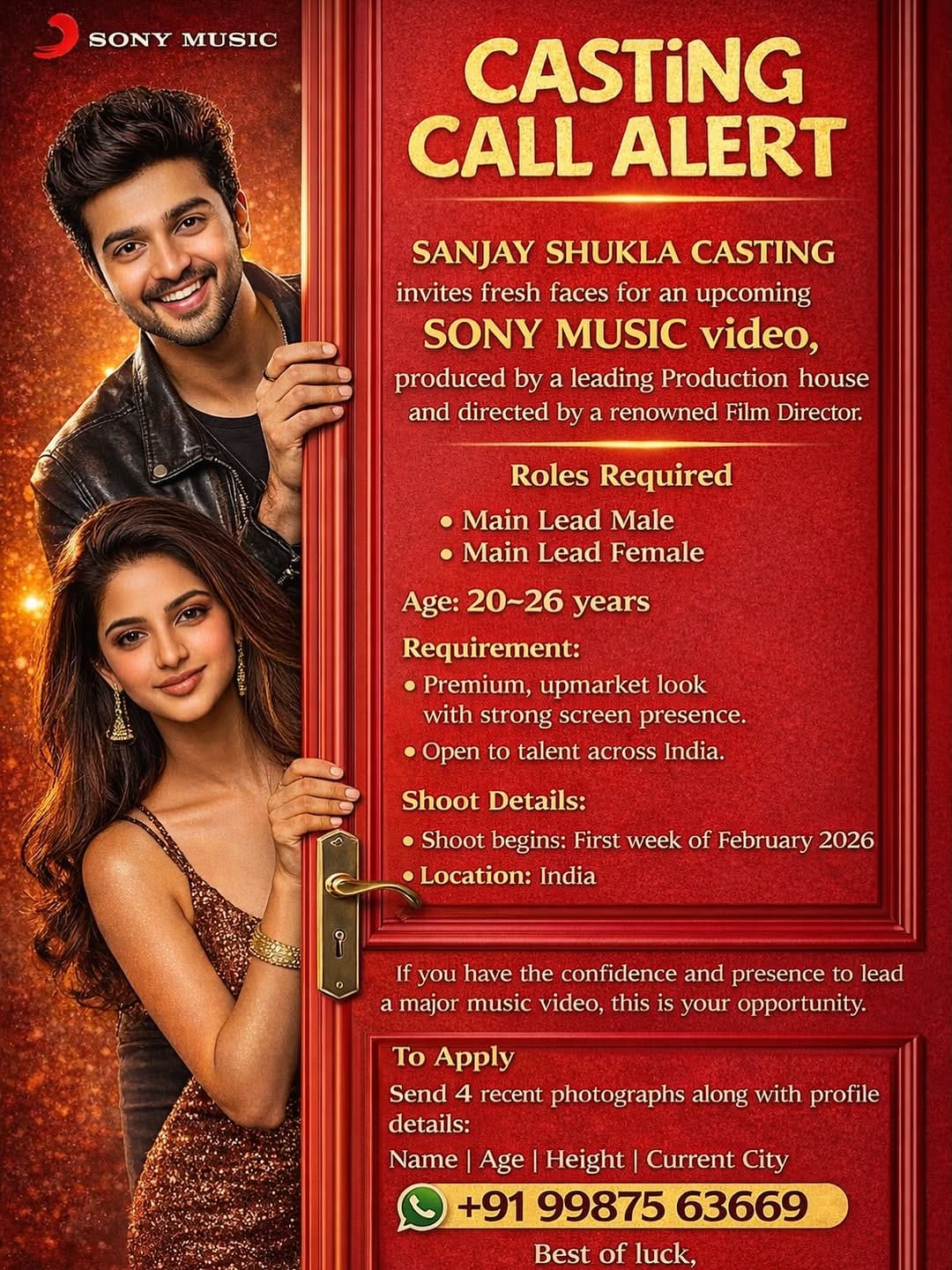 Post 5 by Casting By Sanjay Shukla on Instagram (image)